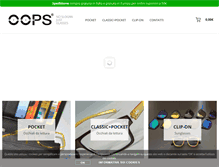 Tablet Screenshot of oops-eyewear.com